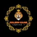 KKLione Game logo with golden lion design on black background