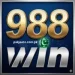 988Win game logo showing gold 988 text and silver win branding on a blue background